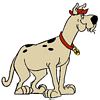 Great Dane - Scooby-Doo's cousin - Also on Scooby's 'All Star Laff-A-Lympics' *** Dinamarquês - primo do Scooby-Doo - Também em 'Ho-Ho-Límpicos'
