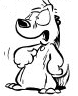 Paul and Jill's dog - Comic strip by David Gilbert *** Cachorro de Paul e Jill