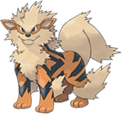 A cross of a few mythical, magical beings (most notably the dragon and the Chinese fu dog); evolves from Growlithe *** Cruza de algumas criaturas mágicas (principalmente dragão e cachorro); evolução de Growlithe